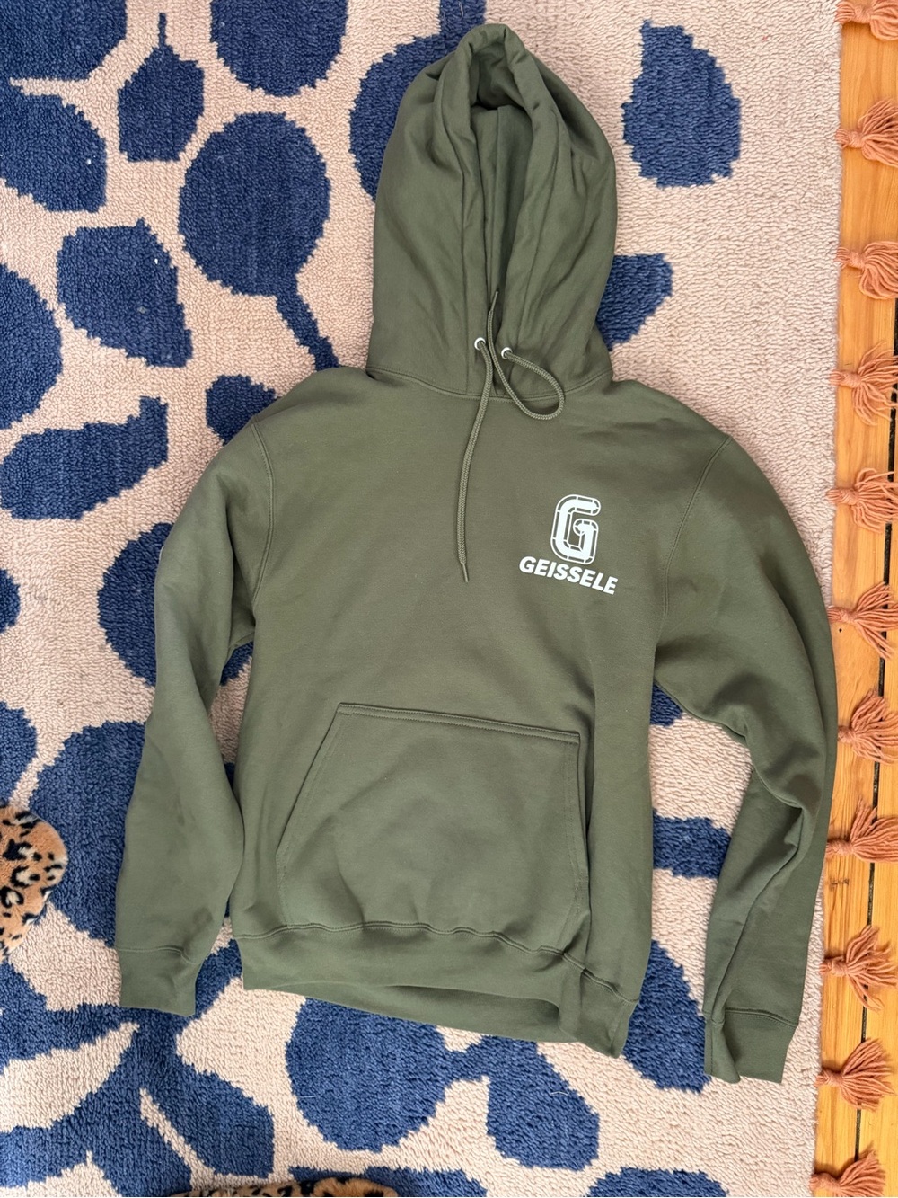 Geissele Olive Green Hoodie Sweatshirt unisex small